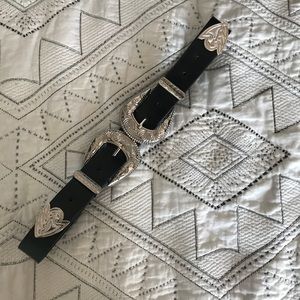 PrettyLittleThing Double Buckle Belt